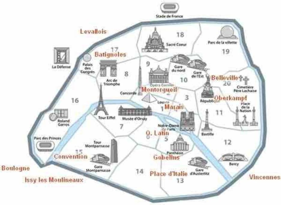 Au Petit Gnolles - 450m Metro - 100m Parc Appartement Paris
